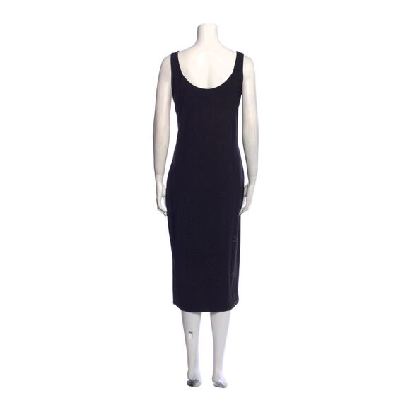Hatch Black Bodycon Maternity Tank Midi Dress Sleeveless Stretch Size Large - Picture 5 of 8